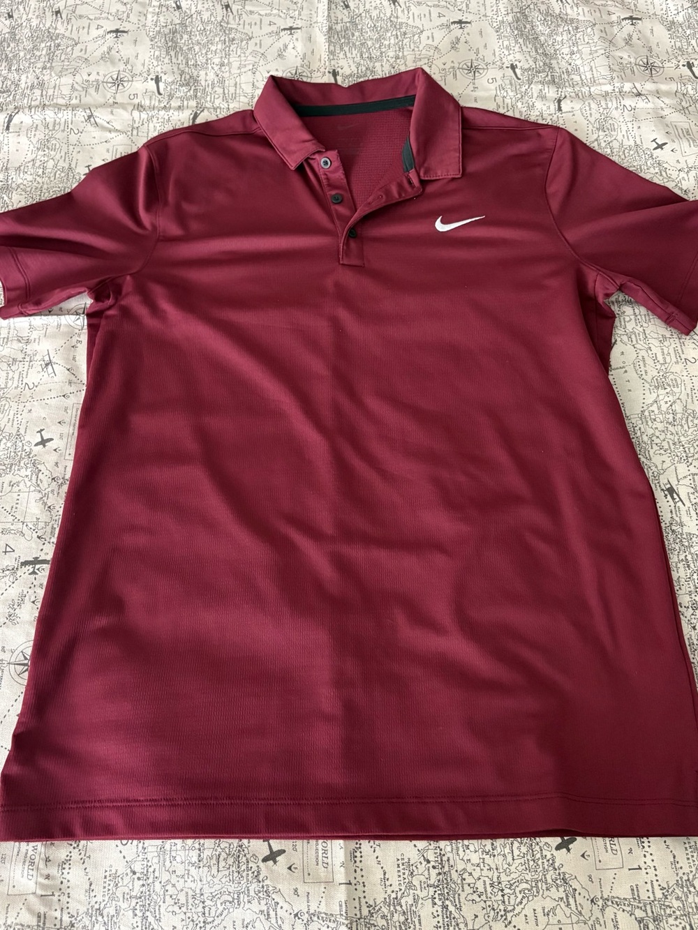 Nike Men's Maroon Performance Polo